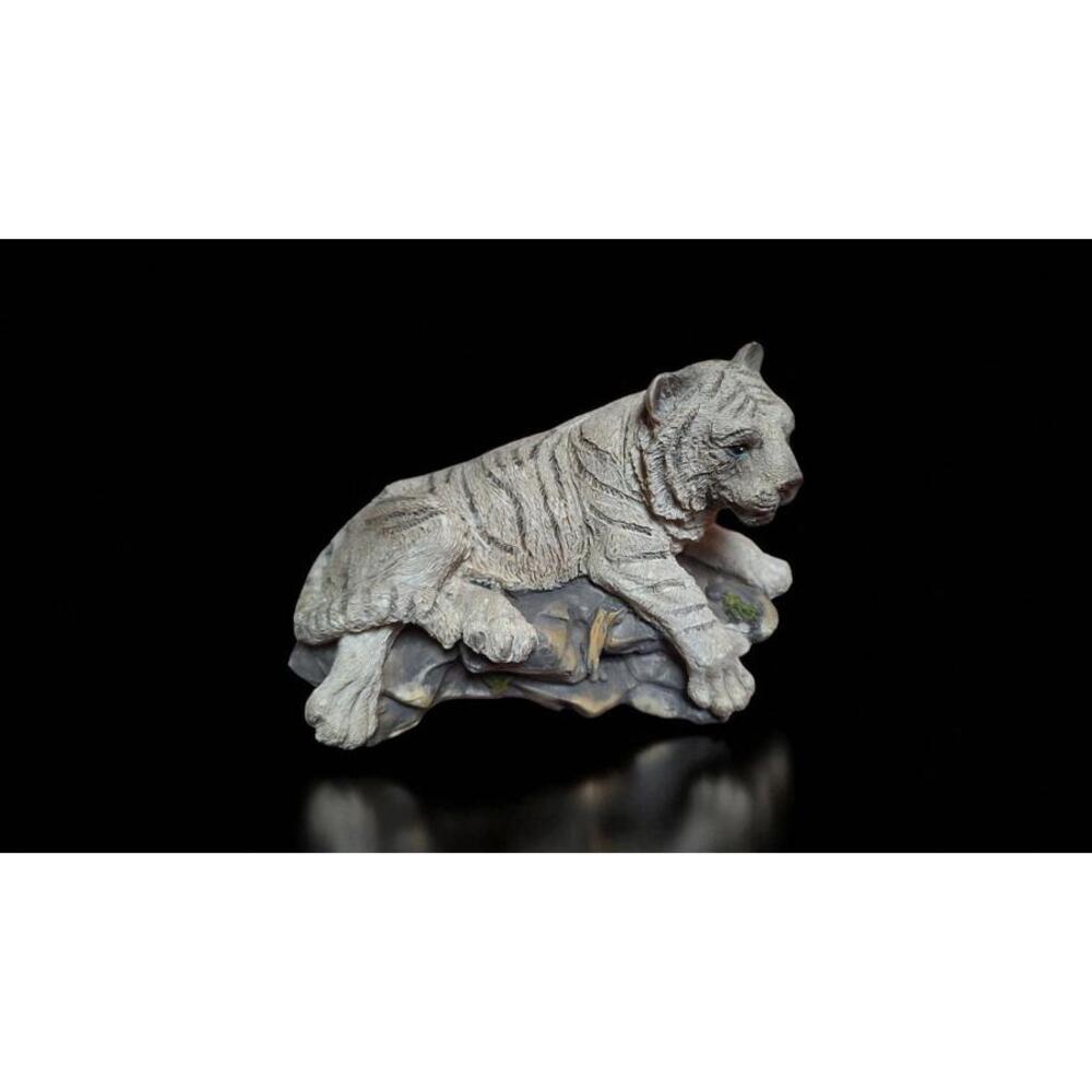 Majestic White Tiger Figurine